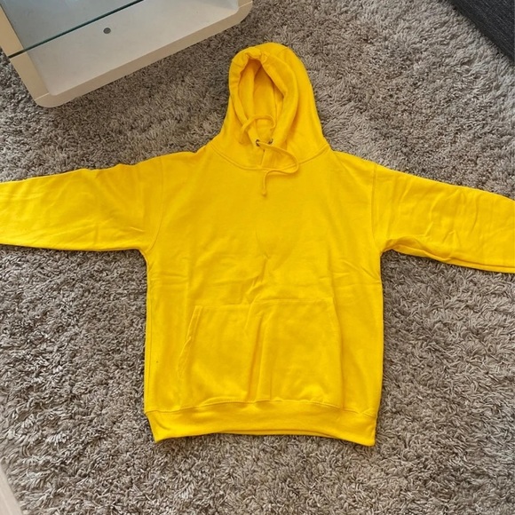 Shirts Plain Yellow Hoodie Unisex Poshmark